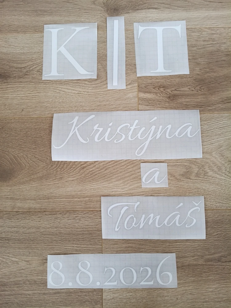 Elegantní polep na zrcadlo 