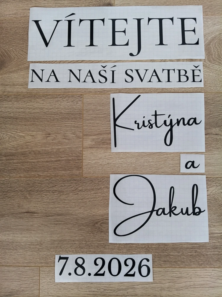 Elegantní polep na zrcadlo 