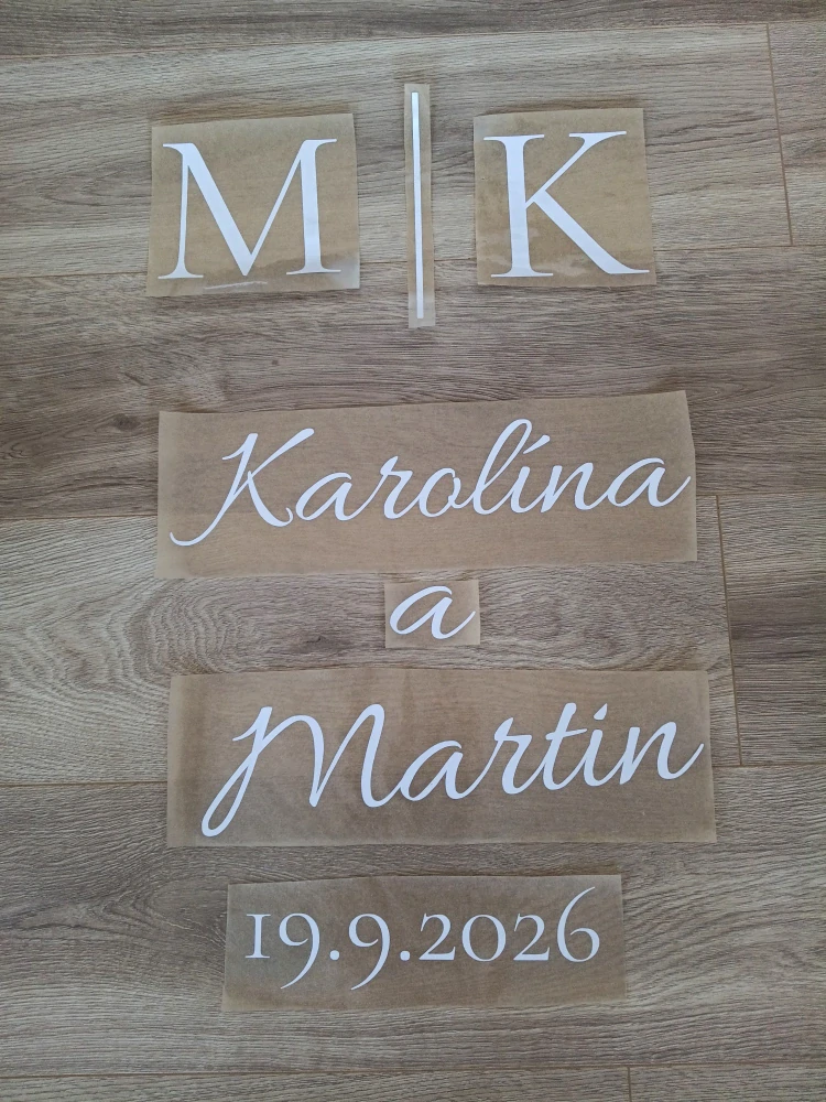 Elegantní polep na zrcadlo 