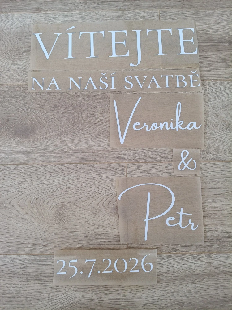 Elegantní polep na zrcadlo 